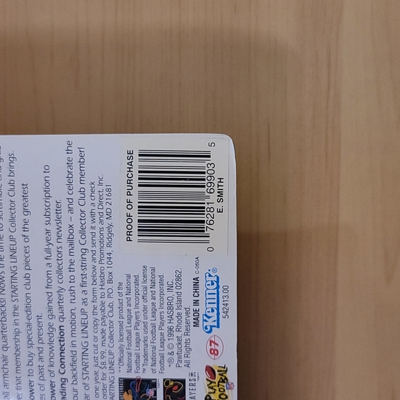 NFL Emmitt Smith Starting Lineup Football 10th 1997 Edition Brand New - Picture 4 of 4